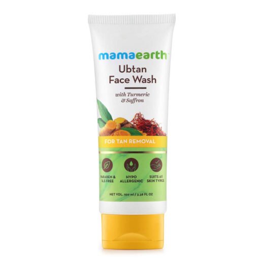 Mama Earth Ubtan Face Wash For Tan Removal 100ml