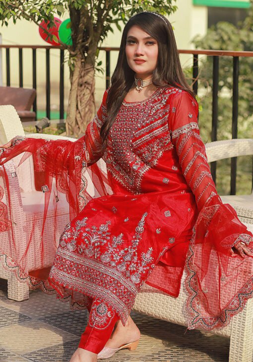 Exclusive Pakistani Three-Piece Collection 2025 - Image 4